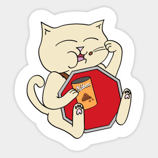 Tank Cat from Cat20 Sticker